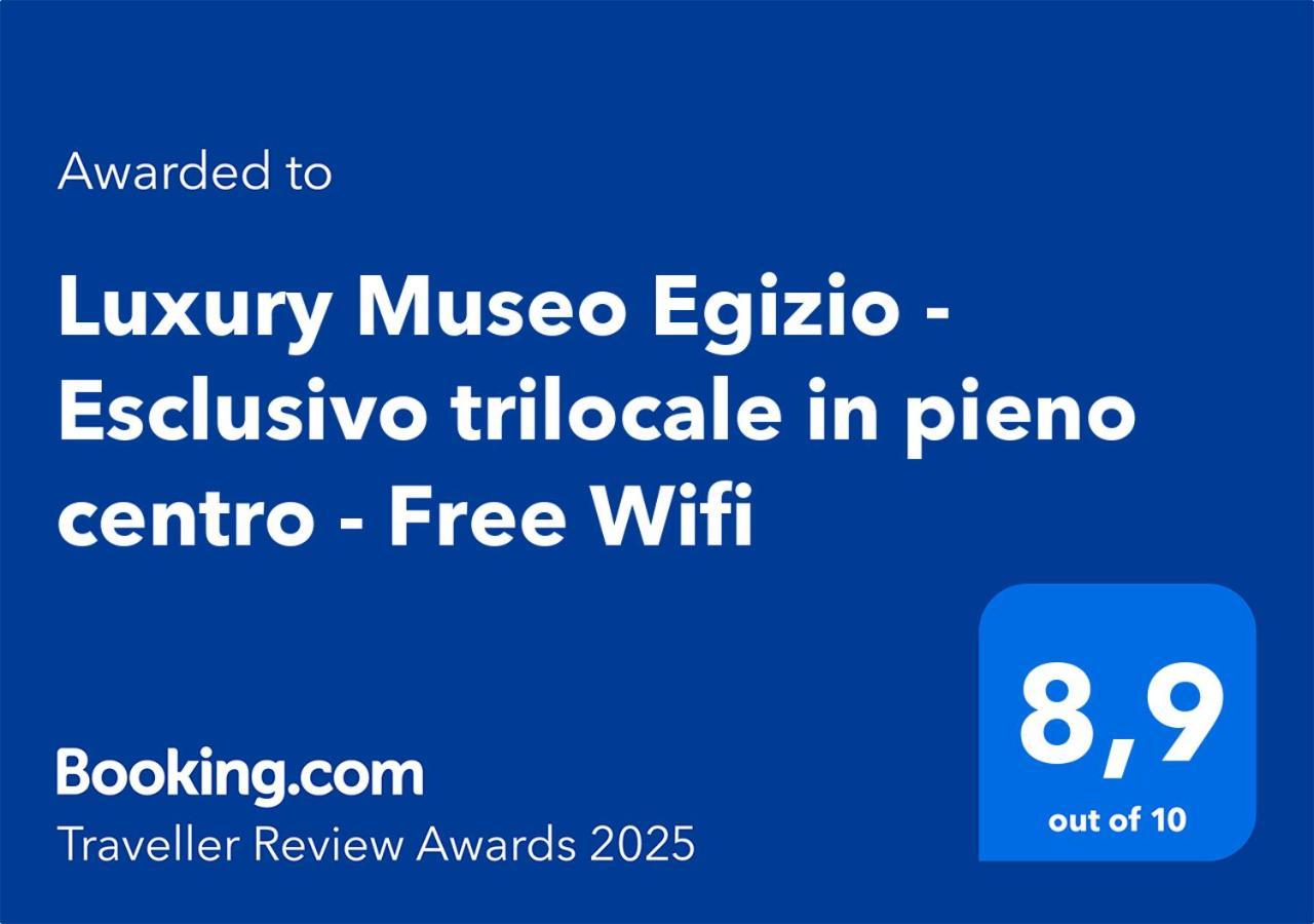 토리노 Luxury Museo Egizio - Esclusivo Trilocale In Pieno Centro - Free Wifi 아파트 외부 사진